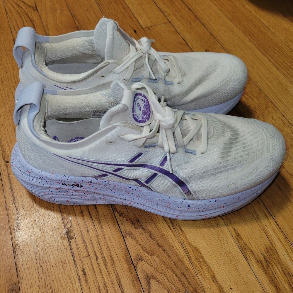 10.5 ASICS Gel Nimbus 27 Tokyo Sneakers Performance Running Trainers Men Size